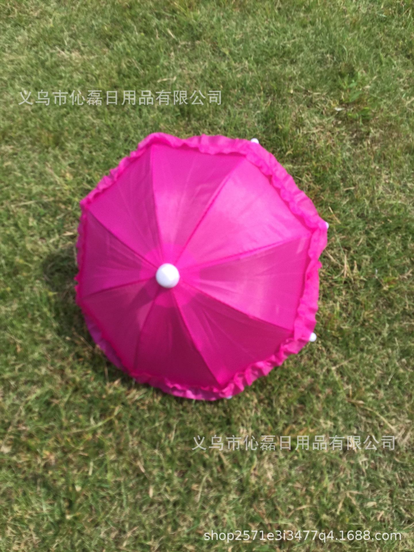 Flower-shaped, red