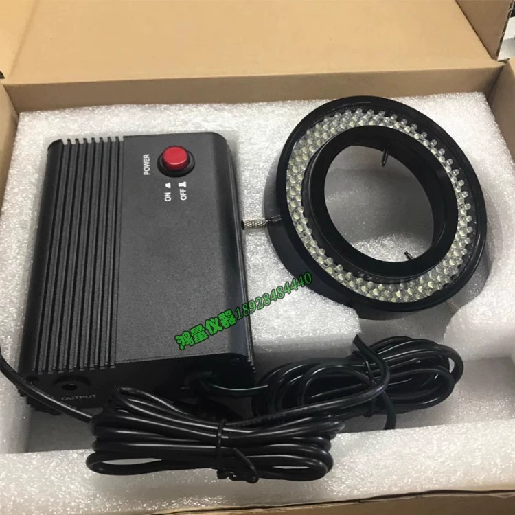 Металлический блок питания, соответствующий внутренний диаметр 61 мм, 144 металлическая головка лампы, корпус мобильного микроскопа, промышленное визуальное изображение, ПЗС