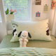 Pure Cotton Three-piece Set College Dormitory Dormitory All Cotton Quilt Cover Four-piece Set Bed Sheet Man Bedding Bedding Core Set of Six