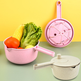 Multifunctional dehydrator hand-held salad mixer dryer kitchen rice washing vegetable fruit and vegetable milk frother