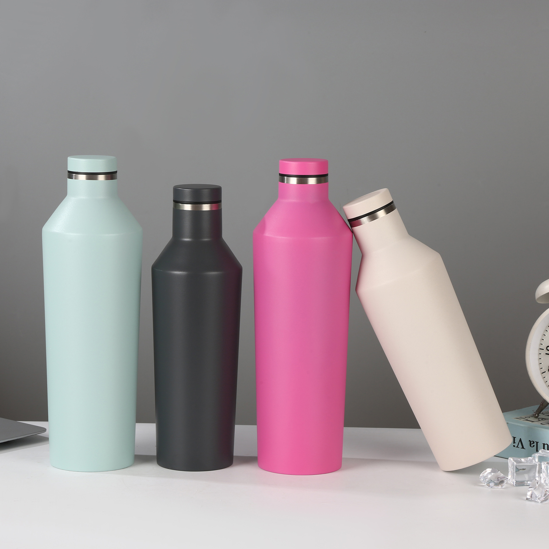 Transfronterizo 304 taza de acero inoxidable taza de vino americano taza de diamante taza de agua portátil de gran capacidad al por mayor