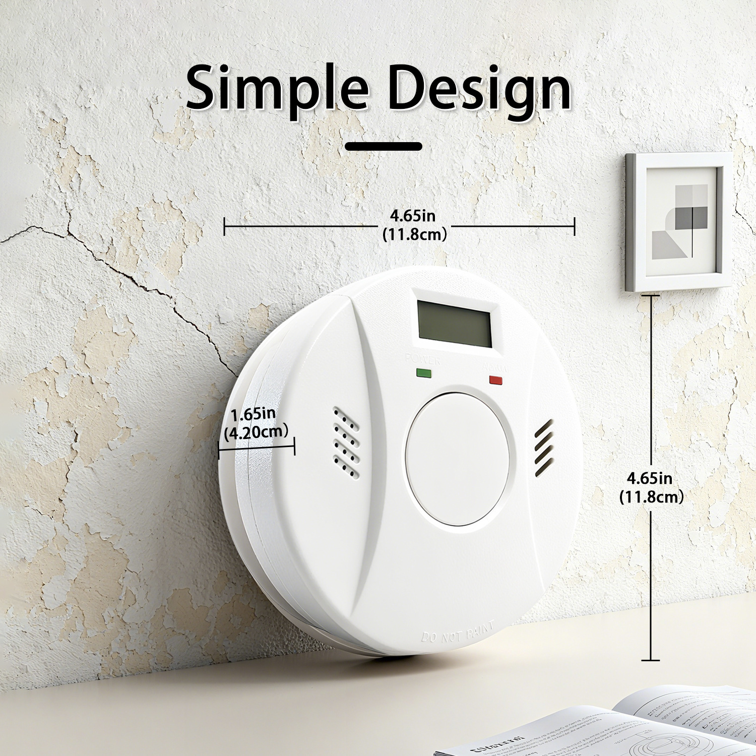 Detector de Humo Fotoeléctrico Independiente para Hogar y Comercio