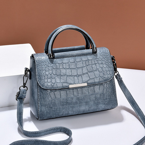Bags for Women  New Style Personalized Stone Pattern Shoulder Bag Fashion Retro Large Capacity Handbag One Piece Dropshipping