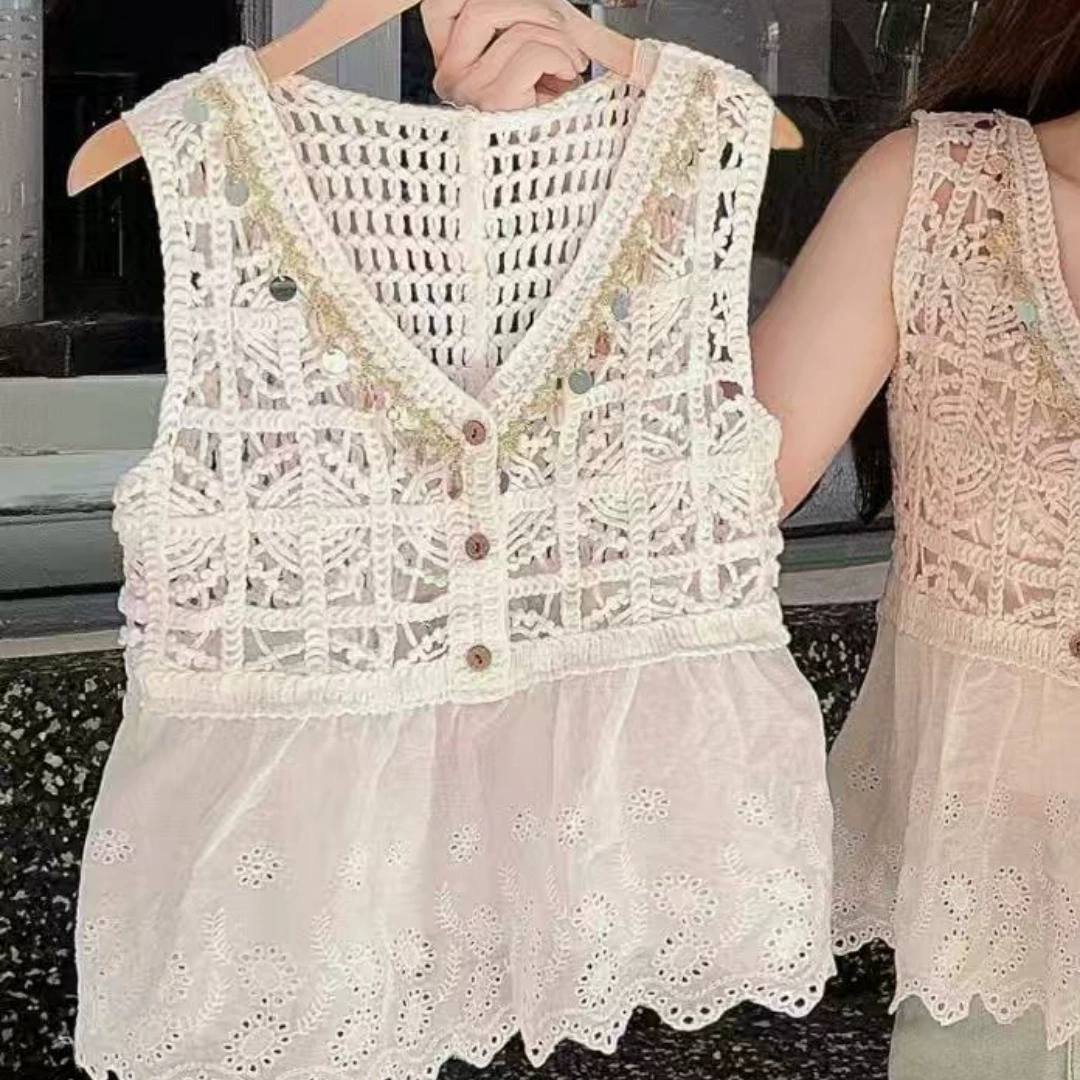 Summer tank top, T-shirt, boho style