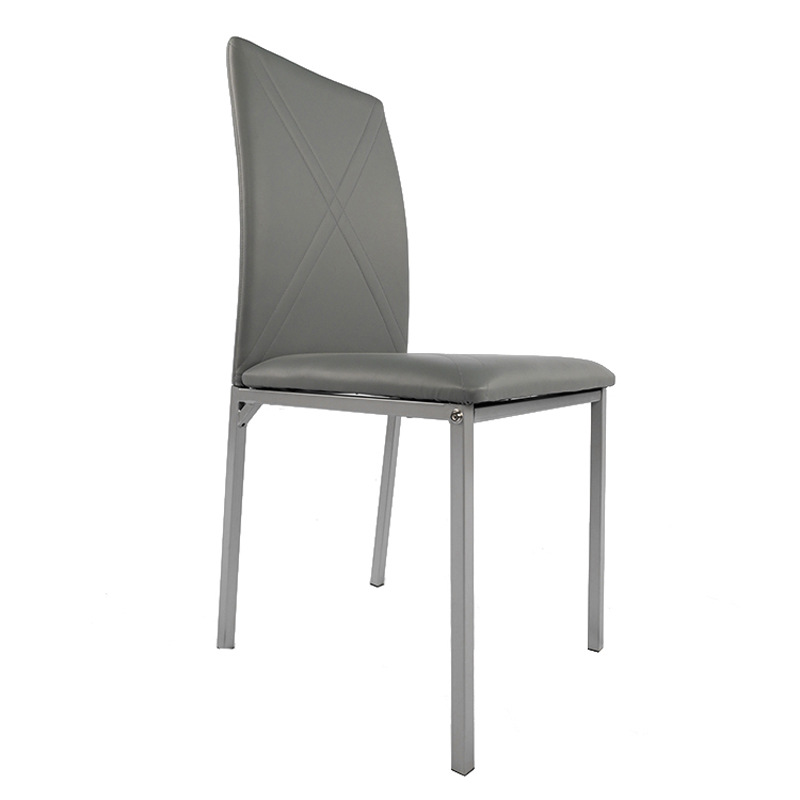 Sillas de comedor de lujo nórdico casuales de cuero sillas de café de hotel respaldadas sillas de mesa de comedor de alta calidad