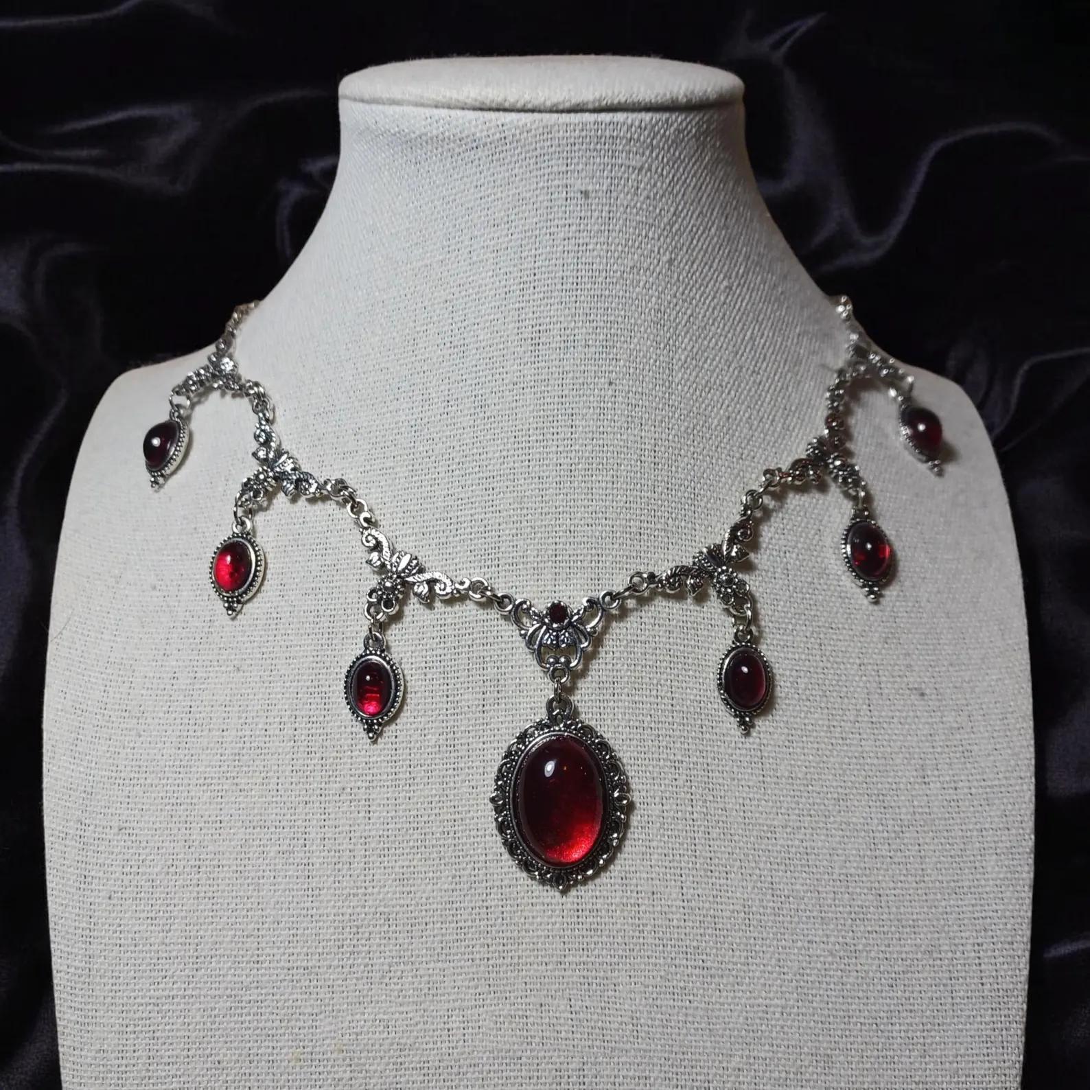 Retro red jewelry