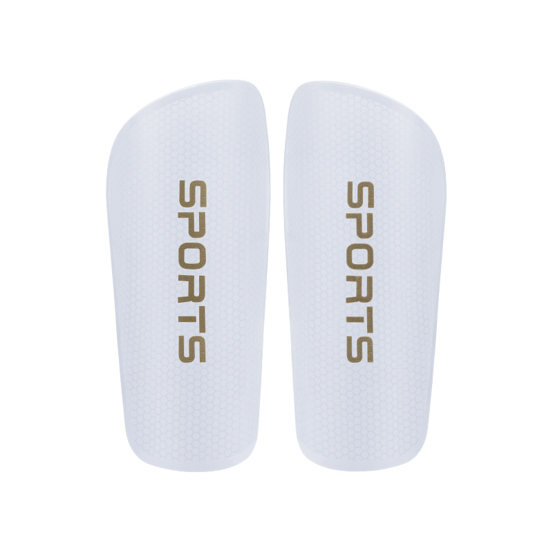 Protector de pierna de fútbol de panal transfronterizo, inserto fijo engrosado, transpirable, inserto de rodilla para correr, espinillas para hombres