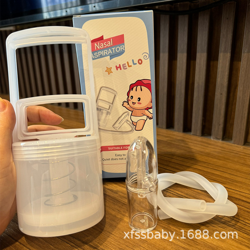 New Baby Handheld Nasal Aspirator Negative Pressure Anti-Reflux Manual Nasal Aspirator Children's Anti-Nasal Congestion Nasal Cavity Cleaner New Baby Handheld Nasal Aspirator Negative Pressure Anti-Reflux Manual Nasal Aspirator Children's Anti-Nasal Congestion Nasal Cavity Cleaner