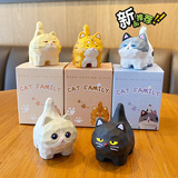 Оригинальный деревянный стиль резьба в стиле мяу -мяу -мяу для маленьких украшений