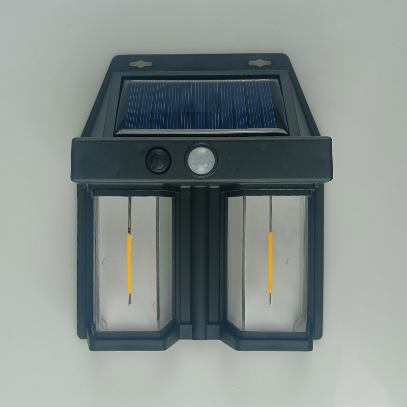 Solar al aire libre impermeable lámpara de jardín Cuerpo Humano inducción luz de la noche lámpara de tungsteno hogar patio carretera iluminación lámpara de la calle