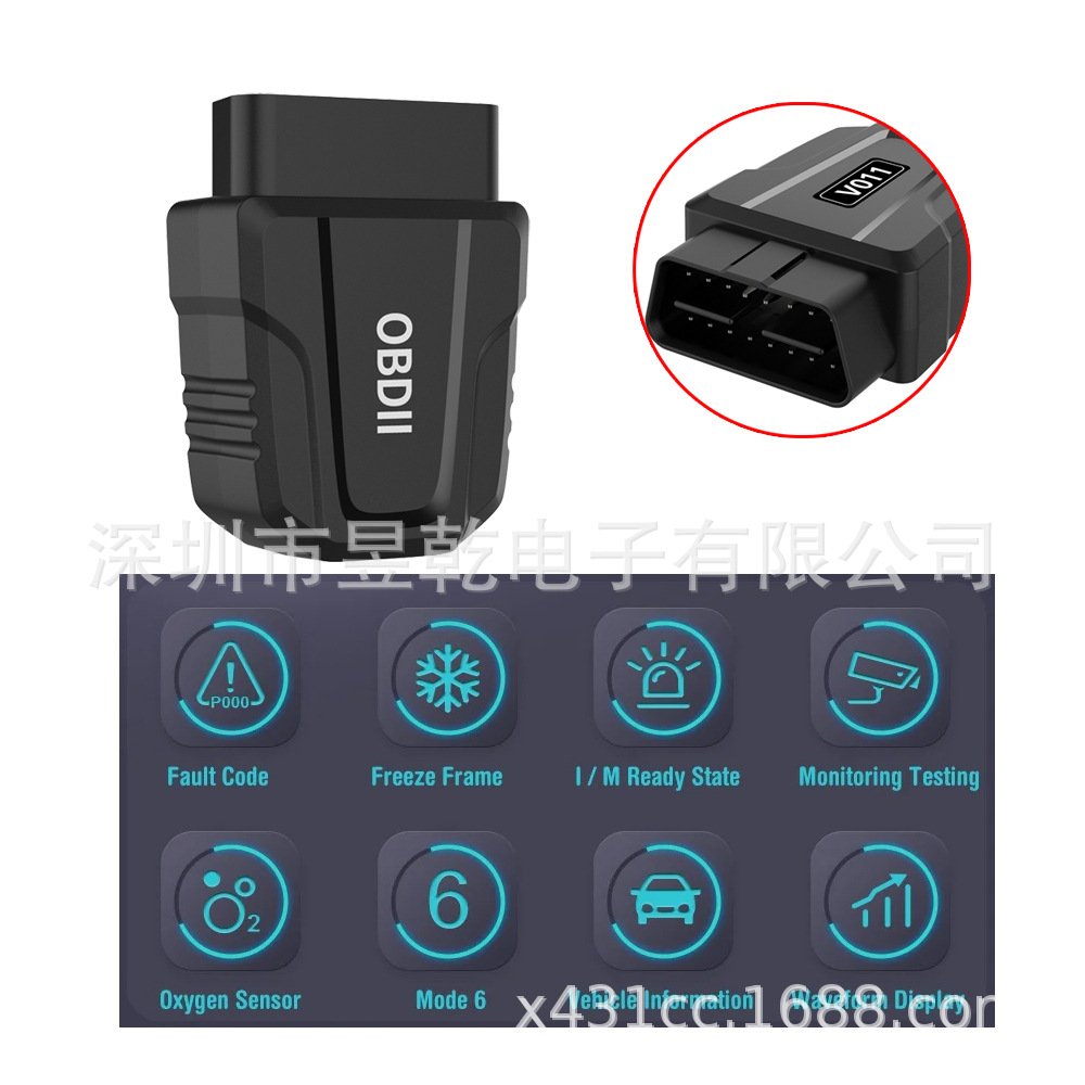 V011 fault Code scanne 25K80 Chip For IOS Android New ELM327