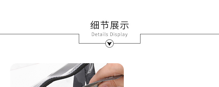 Transparent PVC Tote Bag Large Capacity Waterproof Zippered Jelly Bag Foldable Storage Handbag key features