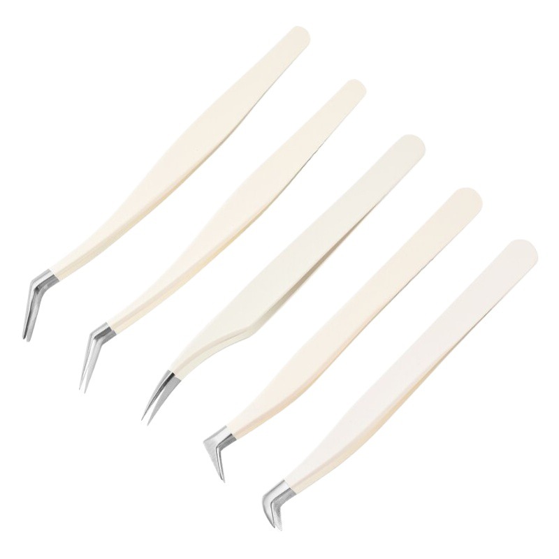 False Eyelash Forceps Eyelash Master Grafting Eyelash Curler Dolphin Gold Feather Clip High Precision Blossom Clip Tool Eyebrow Clip