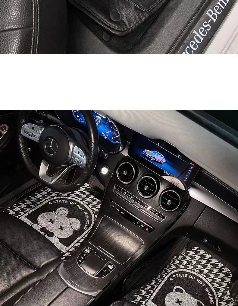 Universal Car Floor Mat Driver Side Silk Ring Wear-Resistant Mat