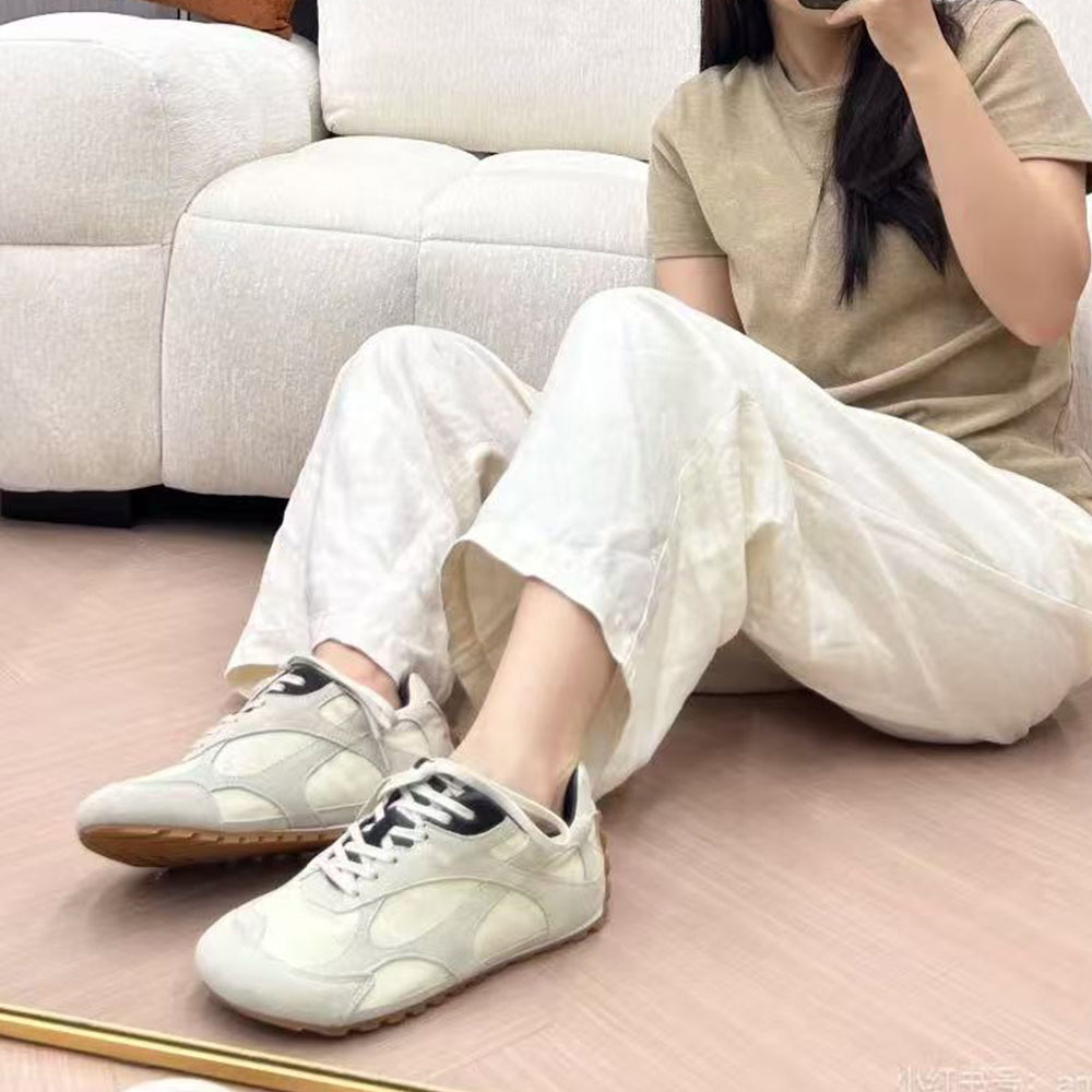 Genuine Leather Women's Retro Training Shoes Breathable Fitness_voghion.com