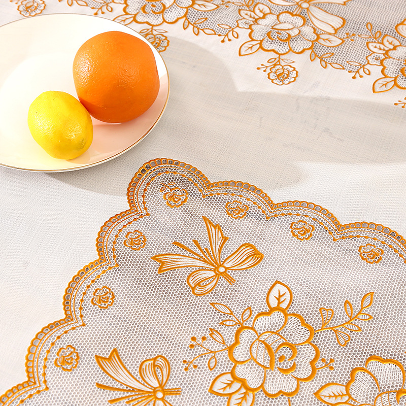 Continental de alto nivel simple rectangular flor estampado