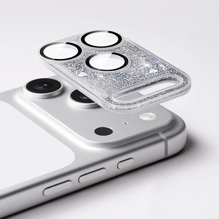 一体隐形支架镜头膜适用iphone17promax磨砂金属镜头膜18pro保护 数码、电脑厂家批发实拍图