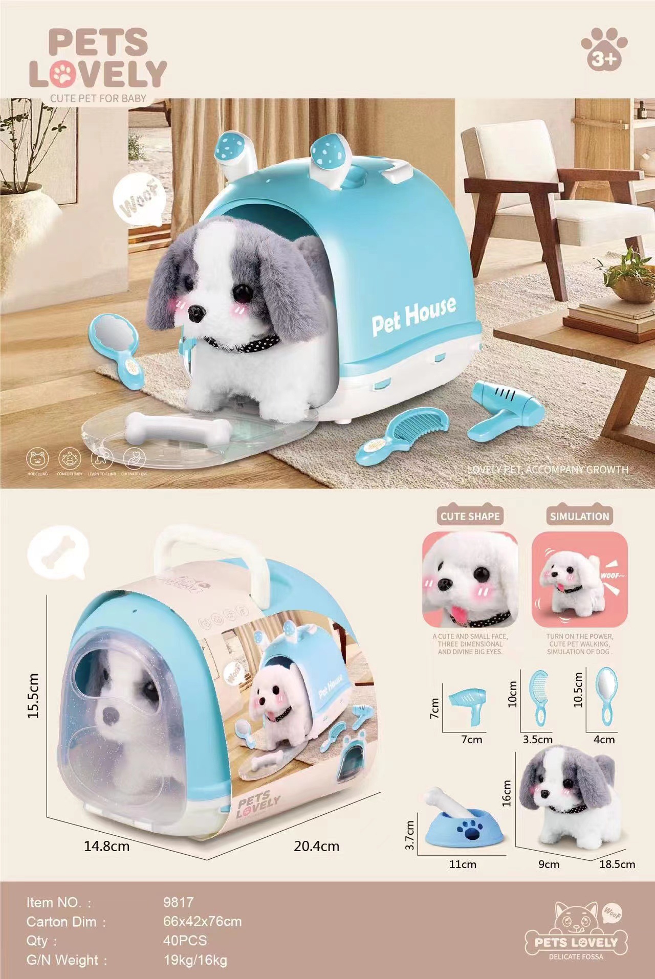 Juguetes de peluche eléctricos para niños, mascotas de simulación se llamarán conejos dorados, juguetes de chicas, regalos al por mayor
