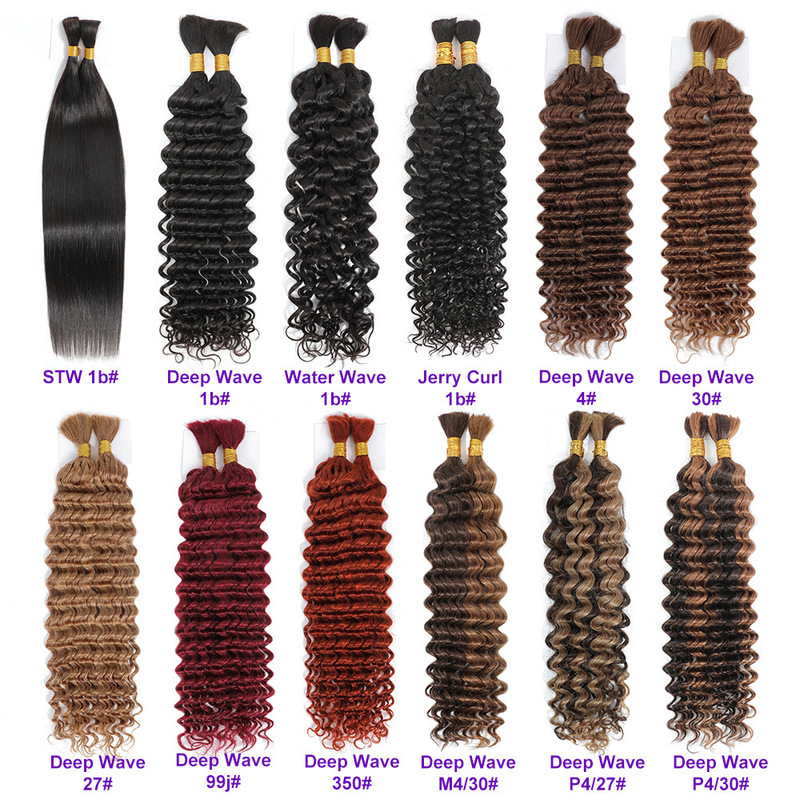 European and American Synthetic Fiber Crochet Hair Deep Wave Extensions, Crochet Hair, Imitation Human Hair, Cross-Border Large Braids
