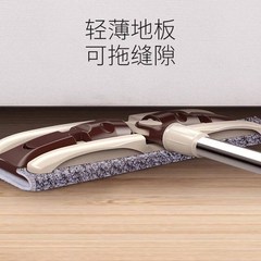 拖把家用拖布平板一拖淨夾固式吸水替換布乾濕兩用廚房地板專用拖