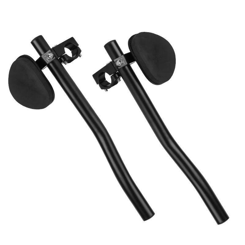 Bicicleta de aleación de aluminio esmerilado separación descanso de montaña larga distancia descanso de carretera curva mango equipo de ciclismo