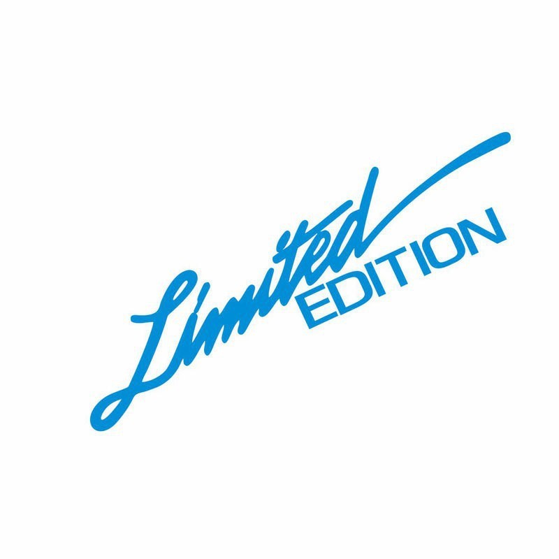 外贸汽车LIMITED EDITION 镭射反光贴电动摩托车英文字母贴装饰贴|undefined