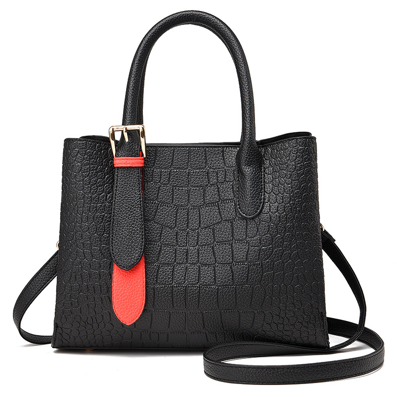 Bolsas de mujer de venta transfronteriza nueva bolsa de gran capacidad textura de tendencia transfronteriza bolsas de hombro