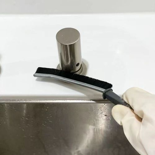 Bathroom long handle long gap brush multifunctional bathroom kitchen tile cleaning window sliding door dust hard brush