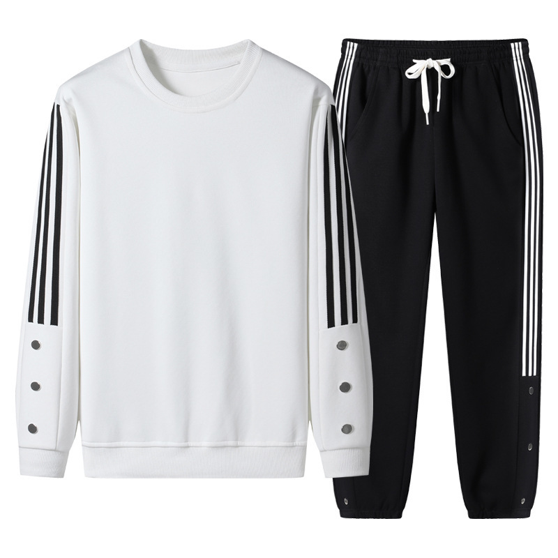 2023 otoño nuevo hermoso y cómodo cuello redondo botón decoración casual suéter traje