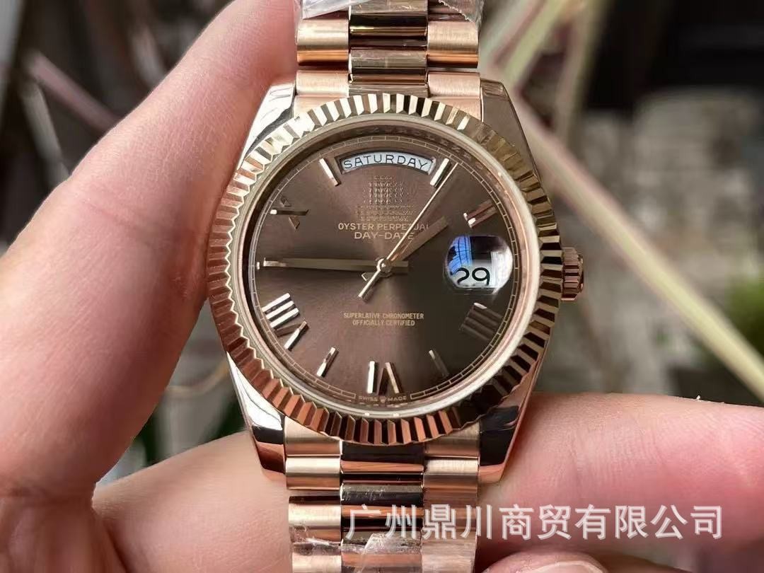 Doble cabeza Aliexpress semana doble calendario diario de escala romana relojes de azúcar negro relojes mecánicos para hombres