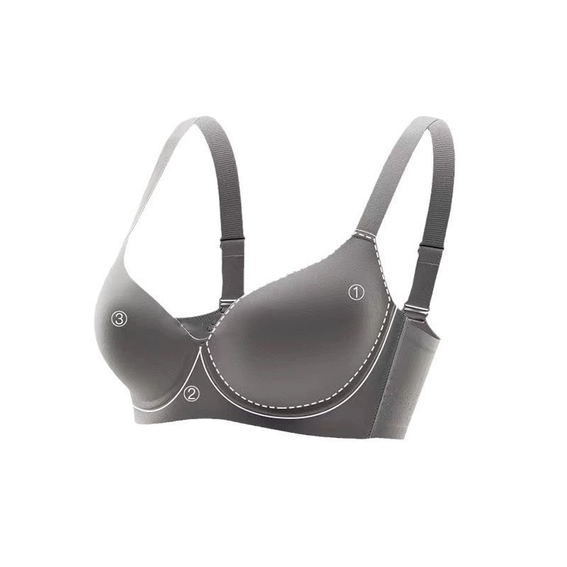Summer thin underwear, supporting push up bra, plus size