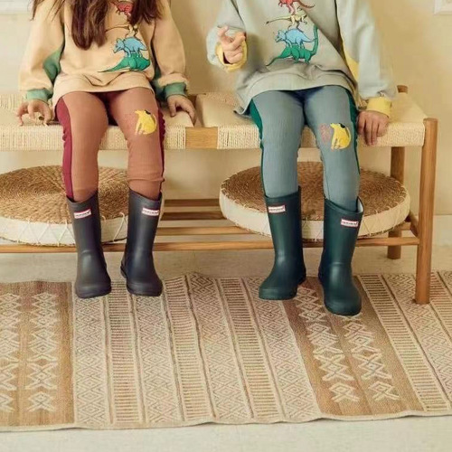 Children's pants autumn pure cotton children's sports pants female baby trousers casual boys autumn leggings contrasting colors