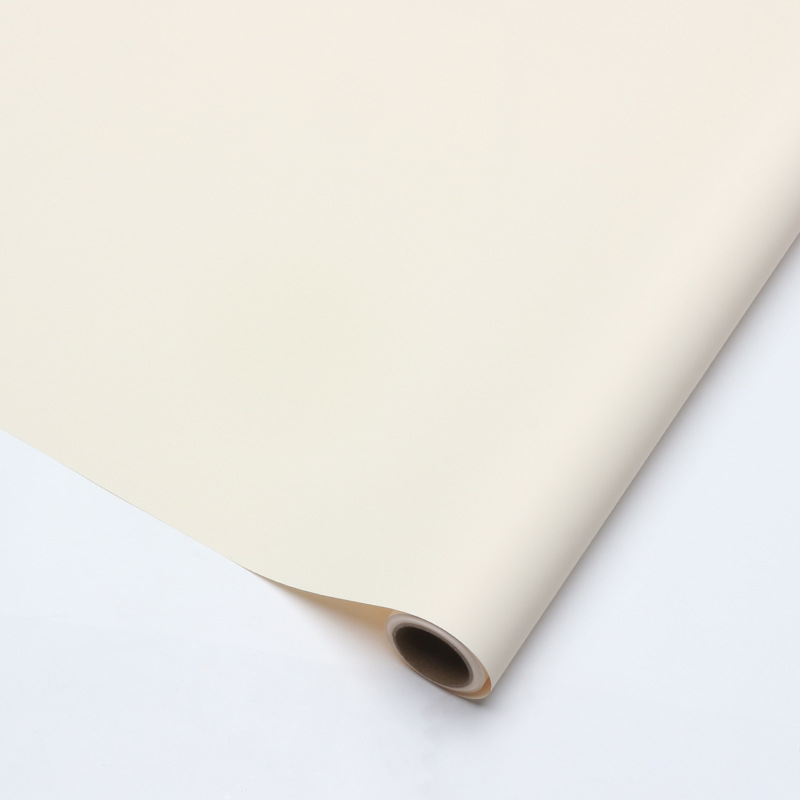 Huaxi Factory Wholesale Comercio exterior transfronterizo al por mayor exclusivamente para rollos de color puro Estilo coreano Chunian Ouya Paper Papel de embalaje de flores