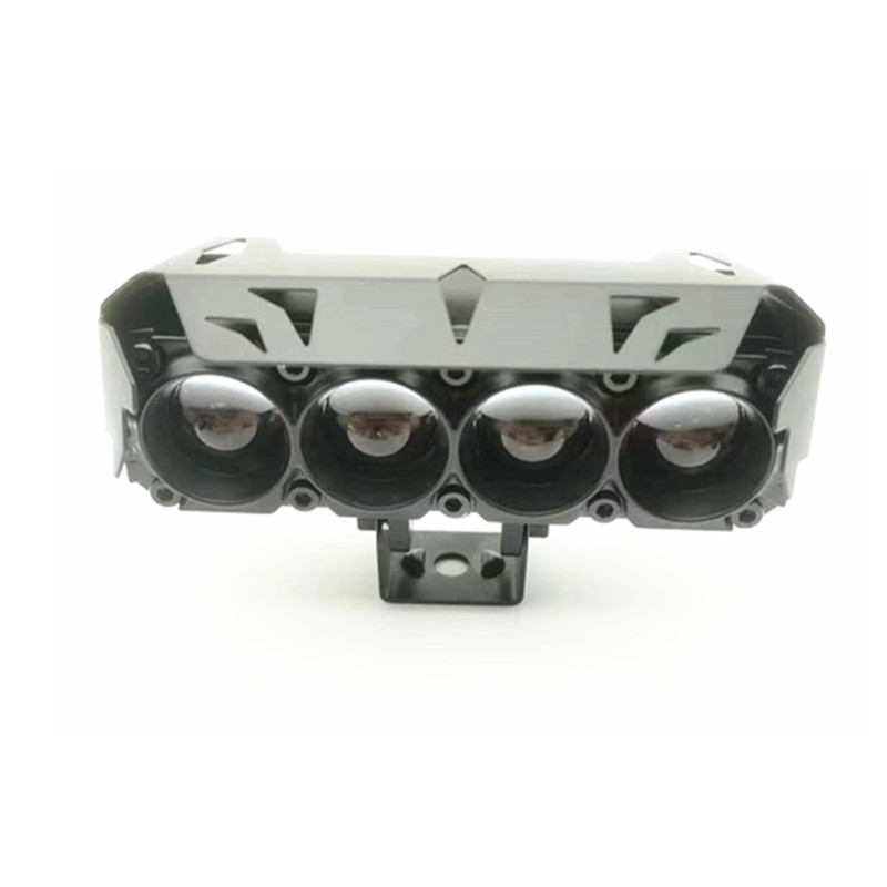 Cross-border car light led spotlight motorcycle two-color strong light headlight electric car ATV modified spotlight 80V