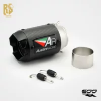 RS оригинальный подходит для Zhang Xue 500rr модифицированная выхлопная труба мотоцикла из углеродного волокна AR с тиснением из углеродного волокна черная часть хвоста 60