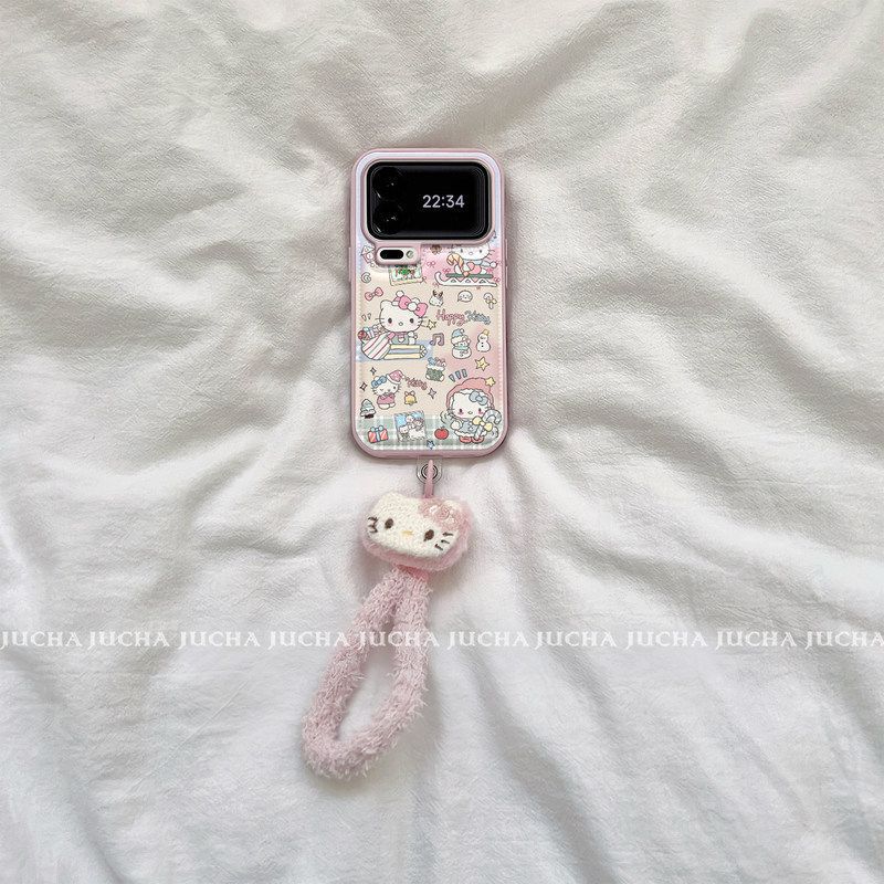 Suitable for Xiaomi 17 Pro Max Phone Case, Cute and Stylish Design for Xiaomi 15, Unique Skiing Kitty Design for 14