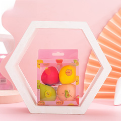 Rubyface跨境乾濕兩用超軟水果粉撲化妝彩妝工具美妝蛋套裝