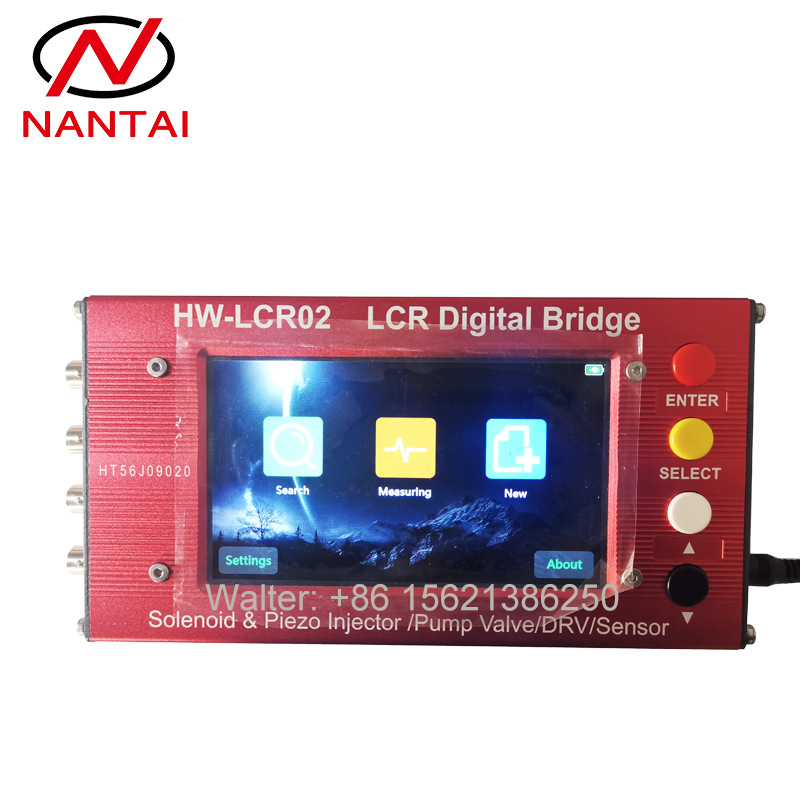 电感电容数字电桥测试仪，LCR02喷油器电磁阀共轨电容电阻检测