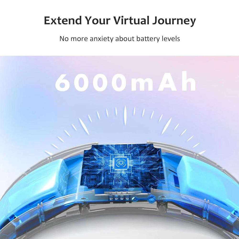 The new Oculus quest3 headset RGB adjustable headset 6000 mah VR headset accessory undefined