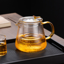 玻璃茶壶耐高温过滤家用电陶炉茶水分离泡茶壶茶具套装加厚沏若云