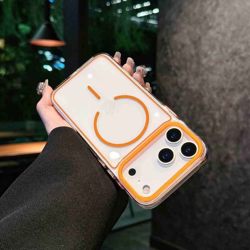 适用苹果17Promax磁吸手机壳iPhone16pro高透细圈防摔15新款保护|undefined
