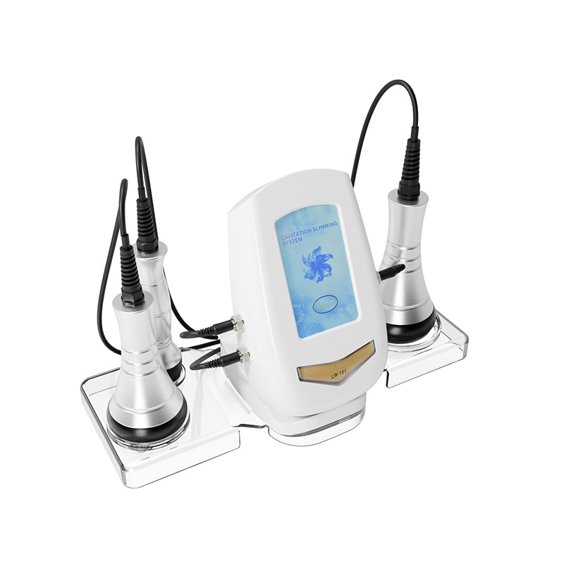 Three-In-One 40K Ultrasonic Facial Skin Care 5Mrf Ultrasonic Skin Rejuvenation Instrument Fat Removal Beauty Instrument Factory Wholesale