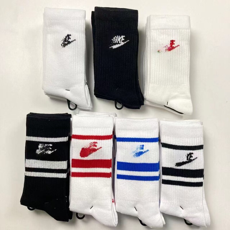 Suwannister Socks for Men and Women, High-Top Color-Labeled Cotton Socks, Four-Season Sports Versatile Mid-Calf Boat Socks Wholesale