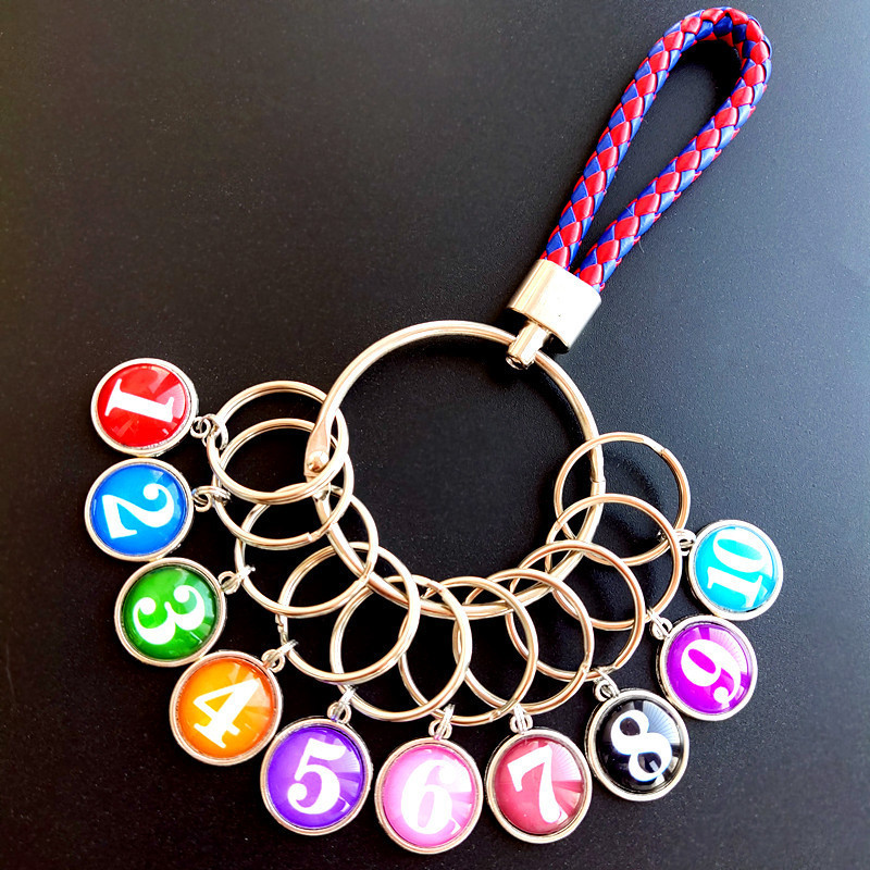 Keychain Key Holder with Labelable Tags for Landlords and Rental Agents Key Ring Keychain Storage Key Classification