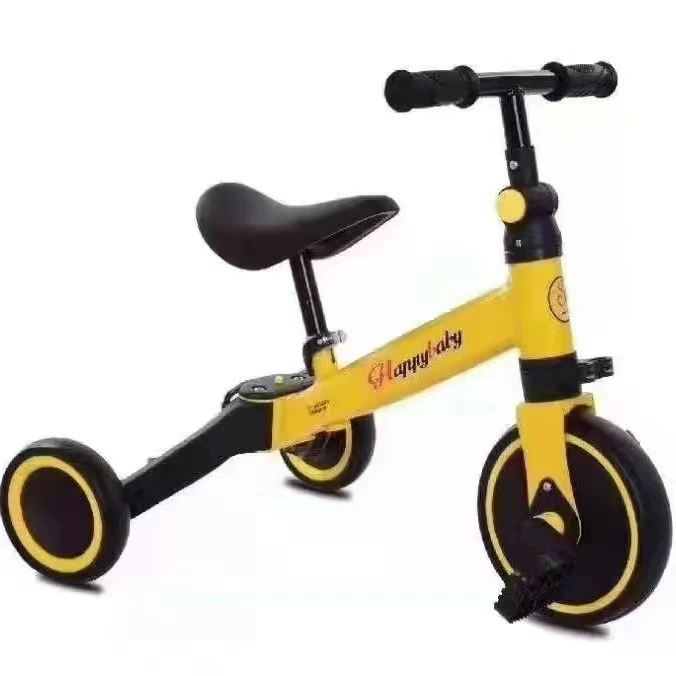 Children's folding walker, three-wheel bike, 1-3-5 years, three in one