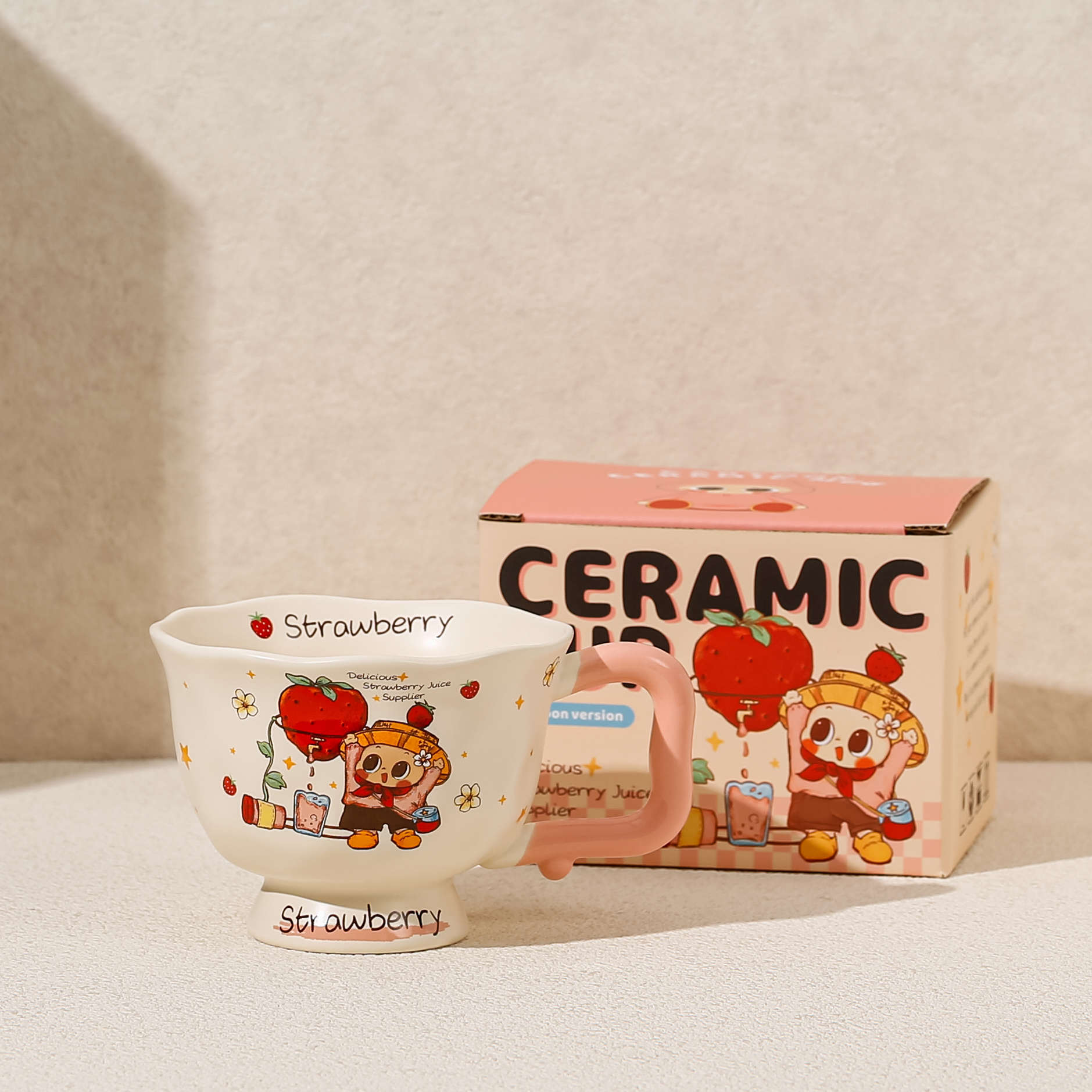 Cute Pippo tazas de agua para niños tazas de verano para niños tazas de cerámica domésticas tazas de café de desayuno de oficina image 7