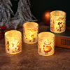 Christmas cup, battery, decorations, candle, LED jewelry, wholesale, new collection, plus size