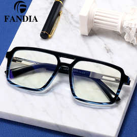 93519 新款高端平框眼镜时尚潮流眼镜架男tr90可配近视眼镜防蓝光