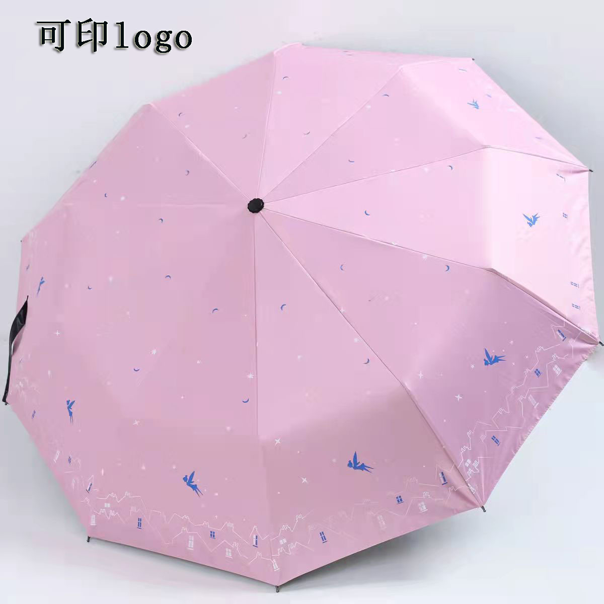 Stall wholesale Umbrella business affairs gift Gift lattice automatic Umbrella Night market Exhibition Mixed batch