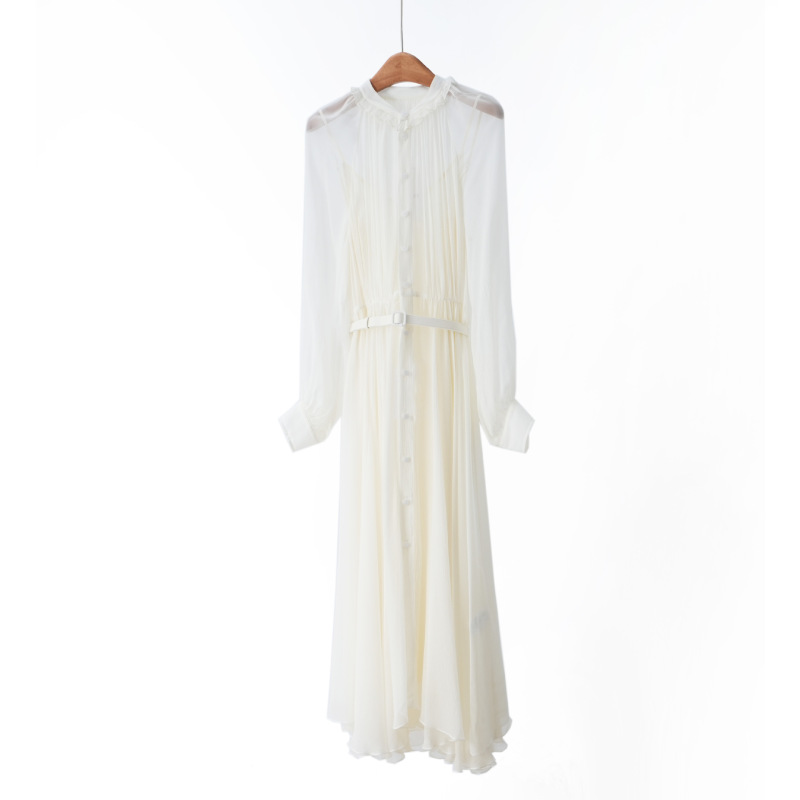 Top-Notch Item! Elegant Purple Label 26 Summer 1 Season 00 Mulberry Silk Pleated Irregular Large Hem Dress for Women Top-Notch Item! Elegant Purple Label 26 Summer 1 Season 00 Mulberry Silk Pleated Irregular Large Hem Dress for Women
